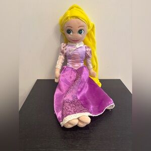 Disney Repunzel Plush Stuffed Animal in Purple and Yellow